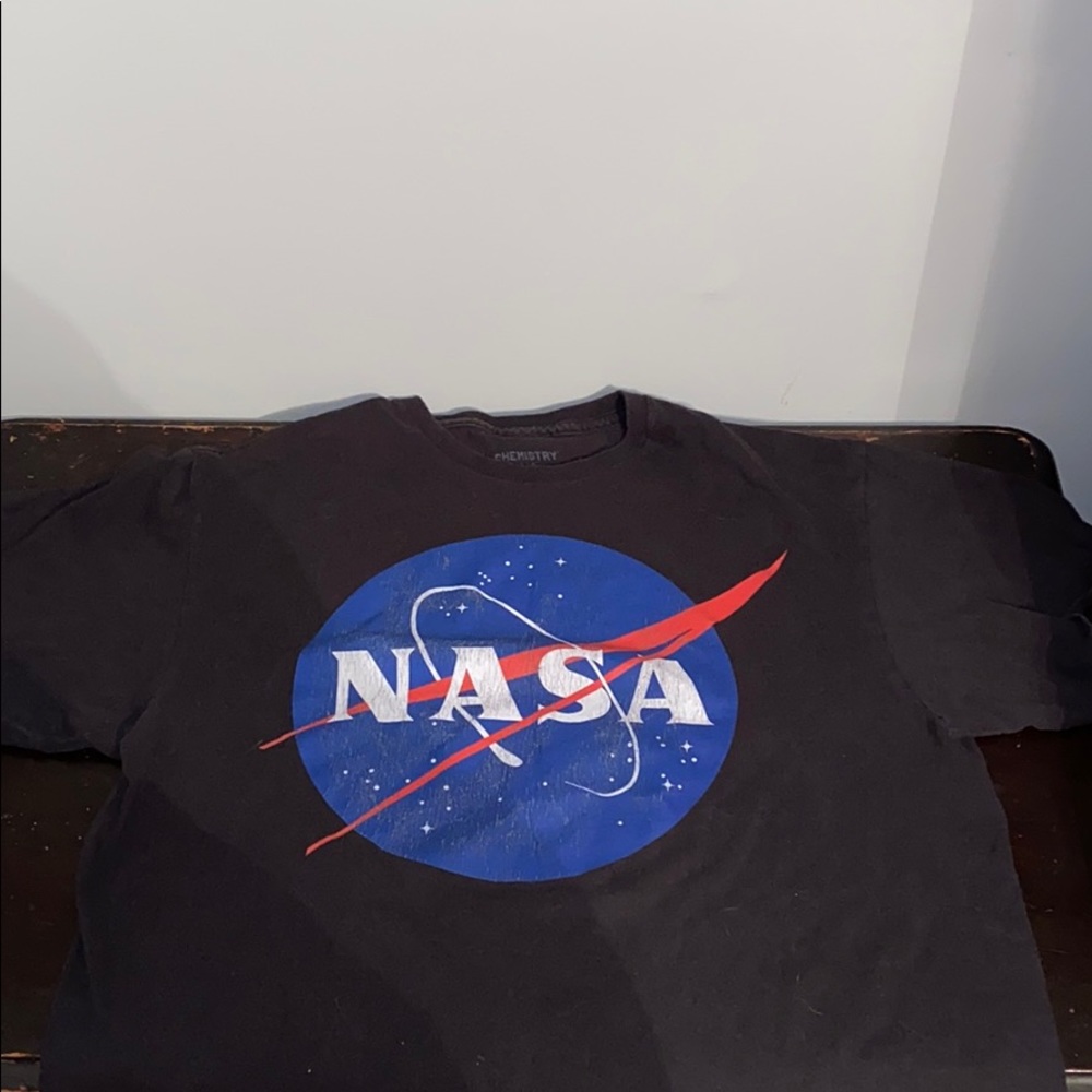 Black NASA  logo Shirt